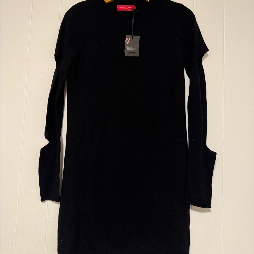 N:Philanthropy Black Cashmere Tunic